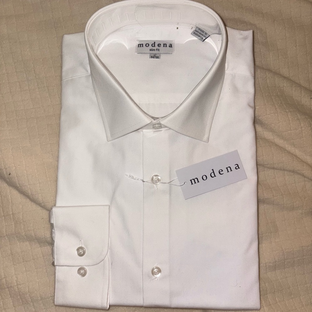 Men's White Dress Shirt
